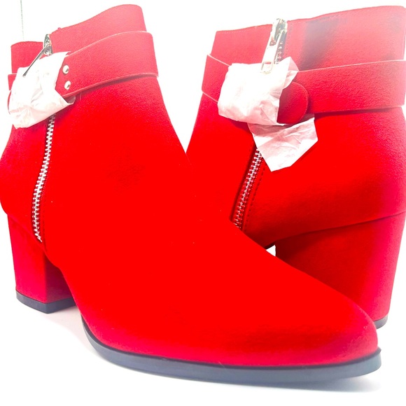 Journee Lavra Ankle Bootie “Red” - Picture 1 of 7